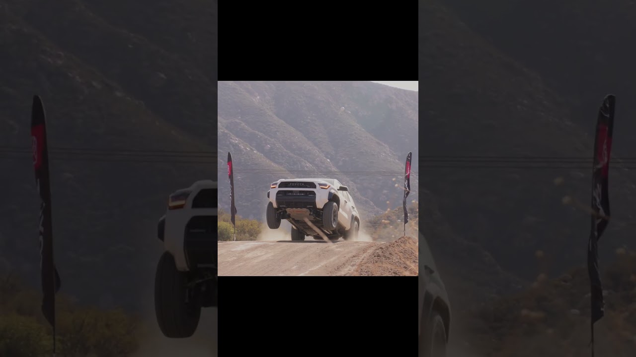 JUMPING the new 2025 Toyota 4Runner TRD Pro! #toyota #4runner #jump