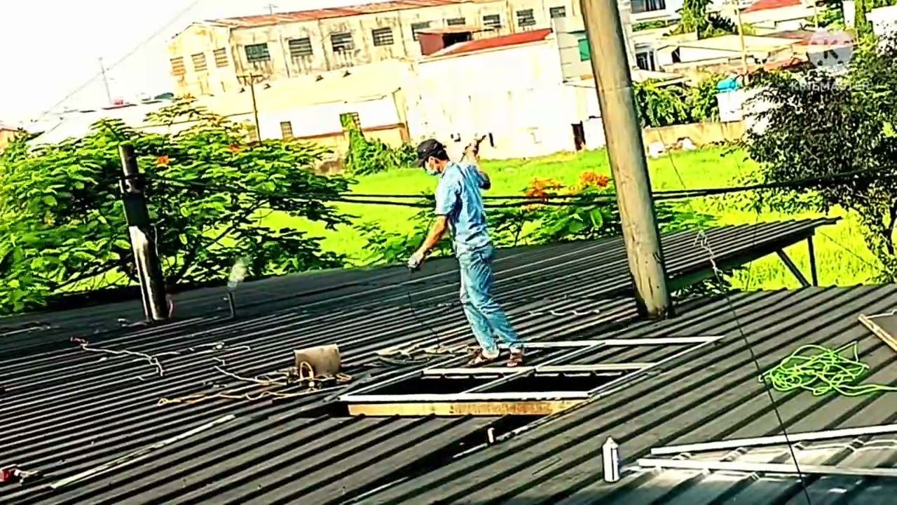 Hướng Dẫn Làm Cửa Kéo Cho Mái Tôn cực kỳ đơn giản,chanh Nguyễn YouTube