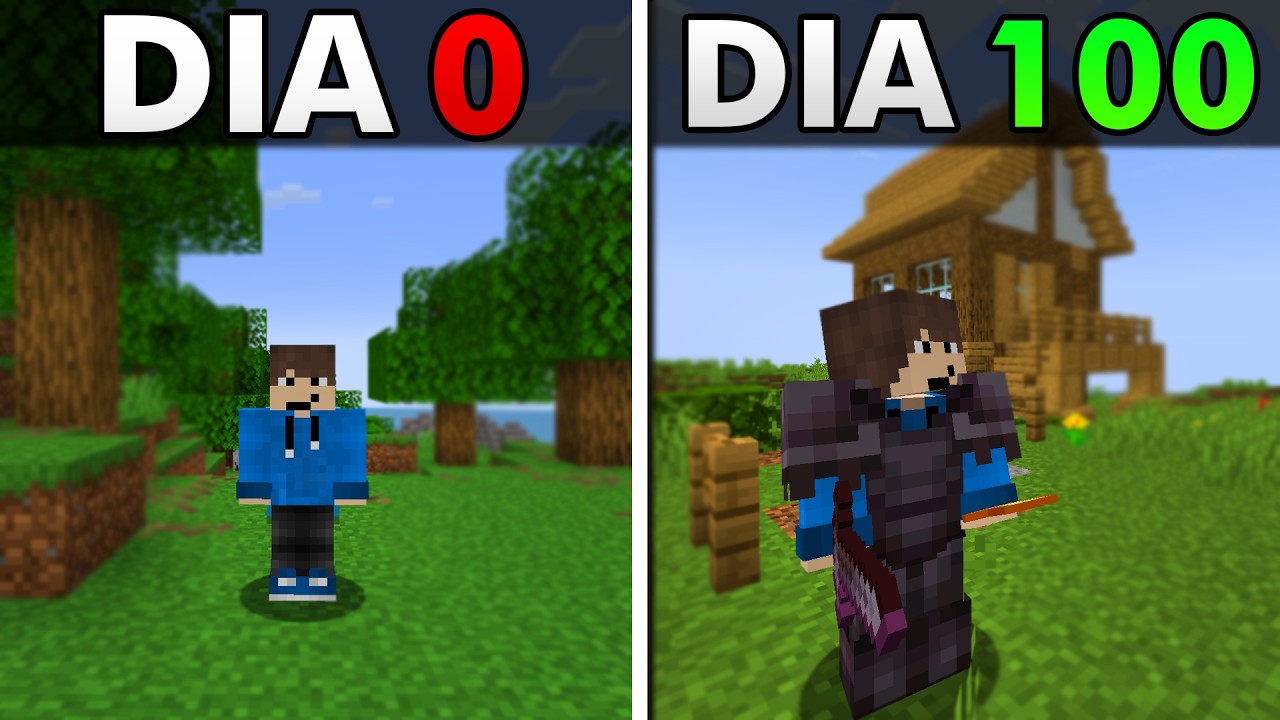 [GUIA COMPLETO] Como Começar Bem e Sobreviver à Primeira Noite no Minecraft 1.21! Para iniciantes!