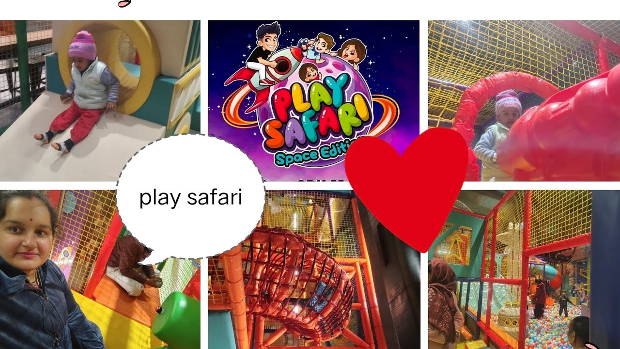 Play safari in Agra, SRK Mall, bigger and better for kids ,Play zone adventures with my little champ