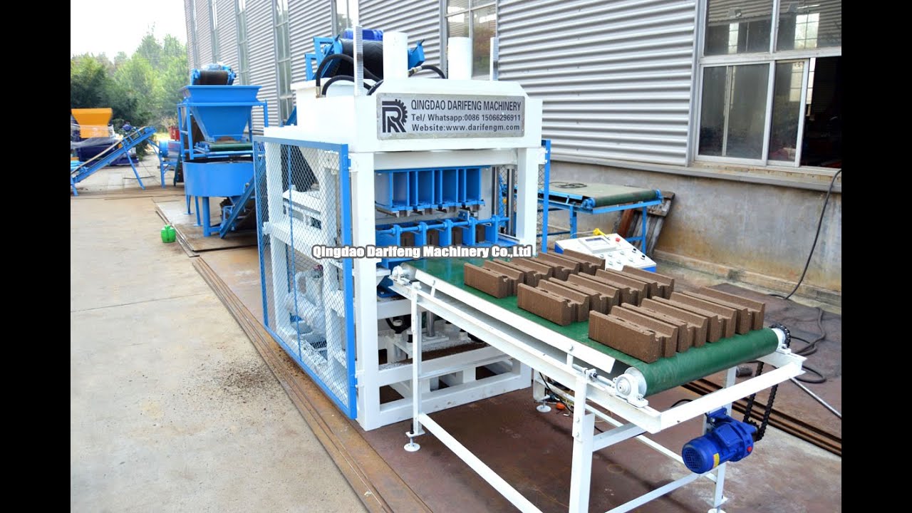 DF4-10 Automatic interlocking clay brick machine production line