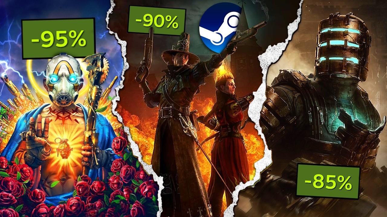 Лучшие игры со скидками в STEAM до 95% прямо сейчас!🔥