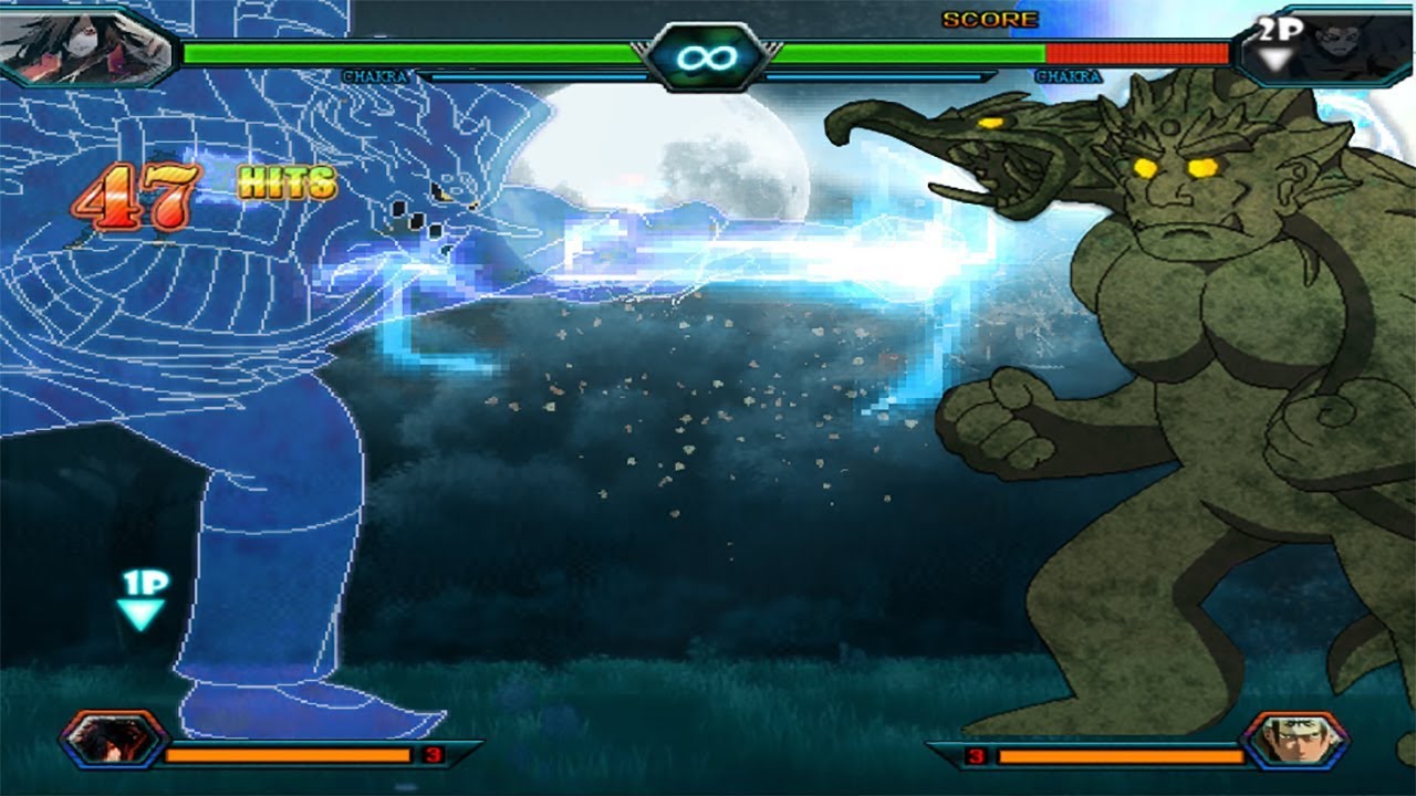 Madara Vs Hashirama Full Fight - Bleach Vs Naruto 3.3 (Modded)