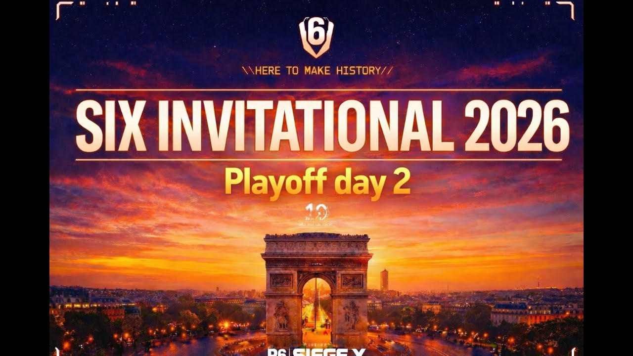 Six Invitational 2026 Paris Playoff's Day 2!! - 🔴 Live!!