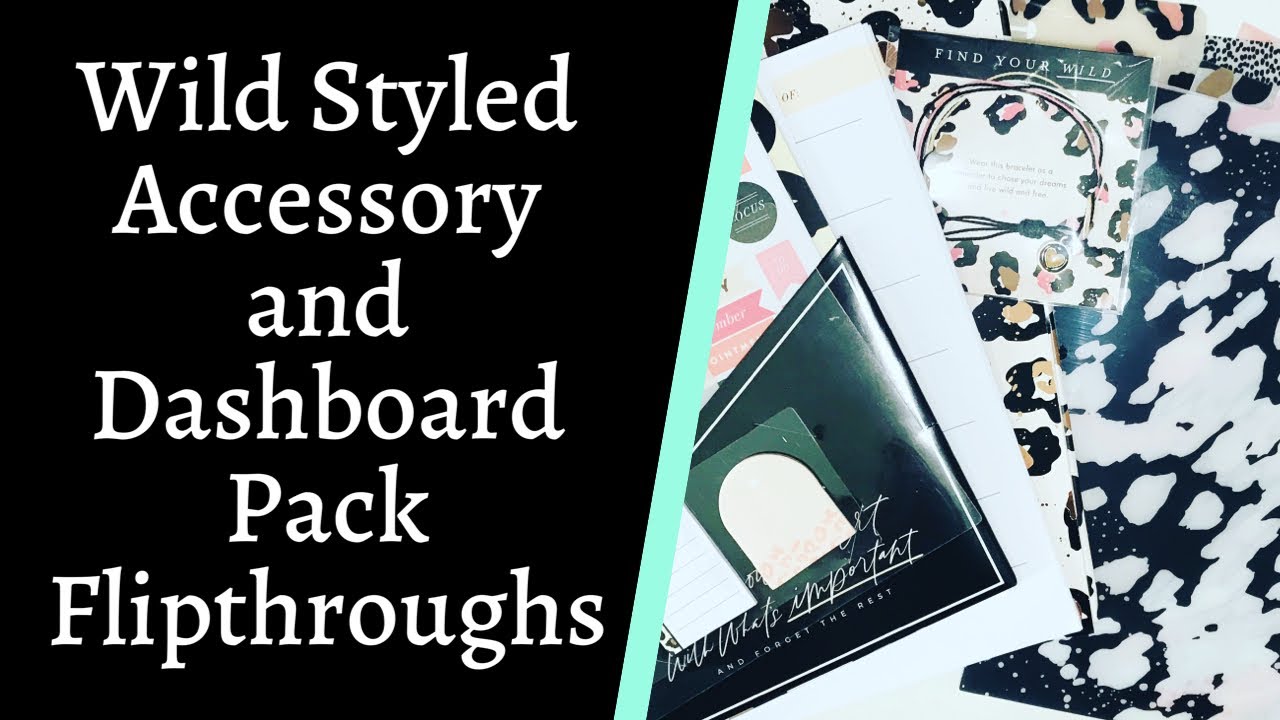 WILD STYLED ACCESSORY FLIPTHROUGHS | Happy Planner Spring 2020 Release