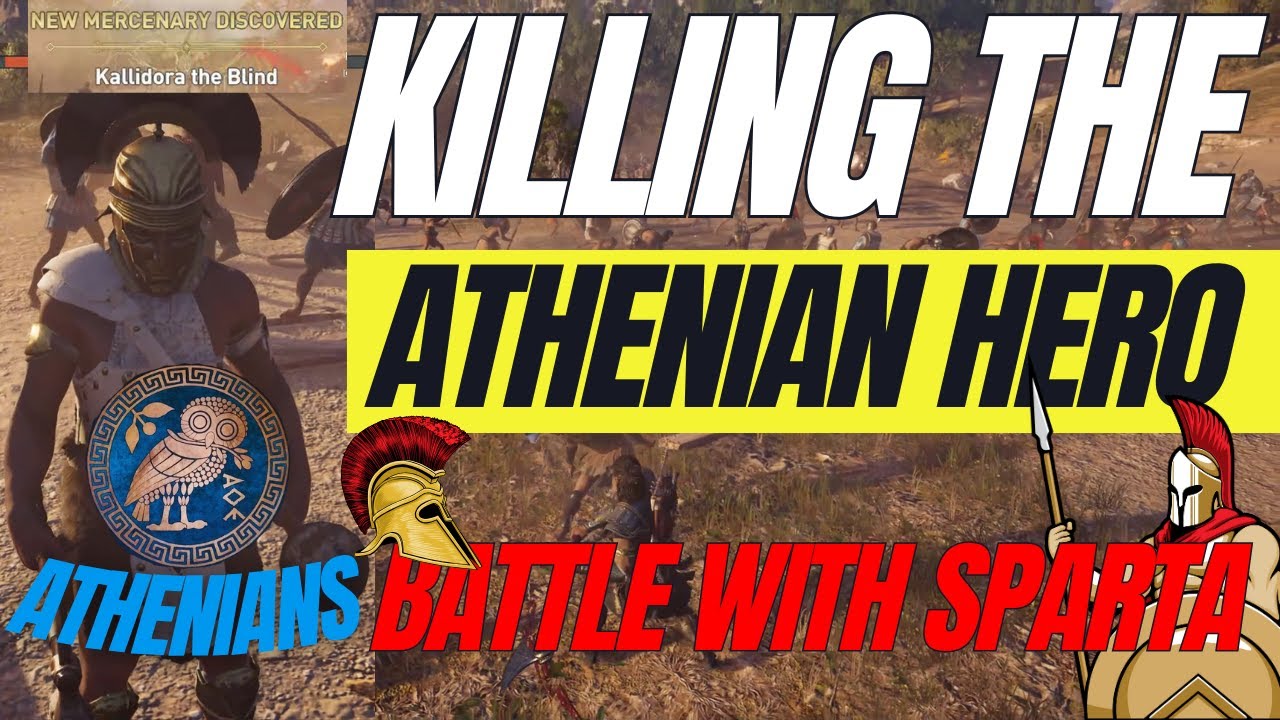 Spartans Defeated Athenians || Alexios Killed Athenian Hero ||Eagle Bearer|| Assassins Creed Odyssey