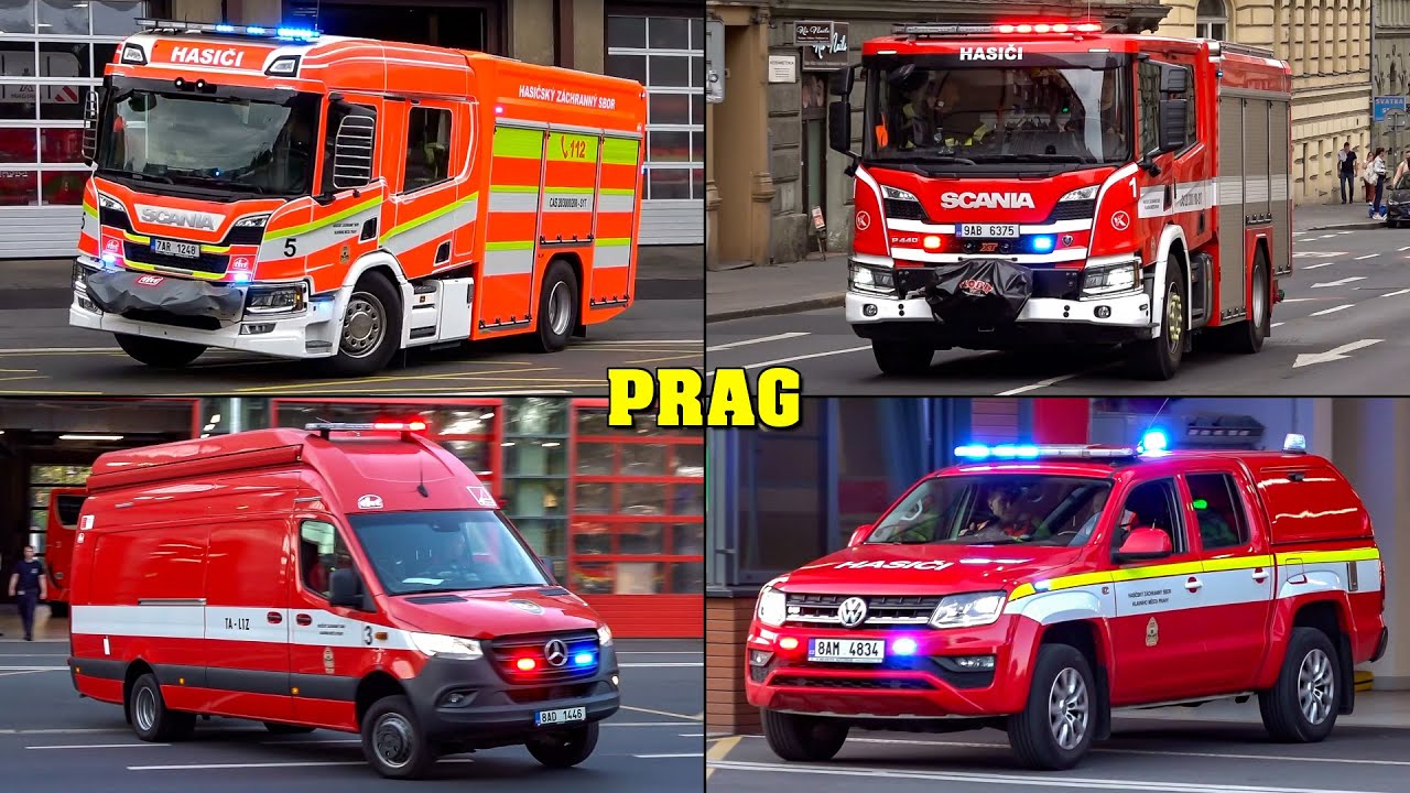 *WASSERRETTUNG* [Großer EINSATZFAHRTEN Zusammenschnitt] - PRAG | Feuerwehr, Rettung & Polizei!