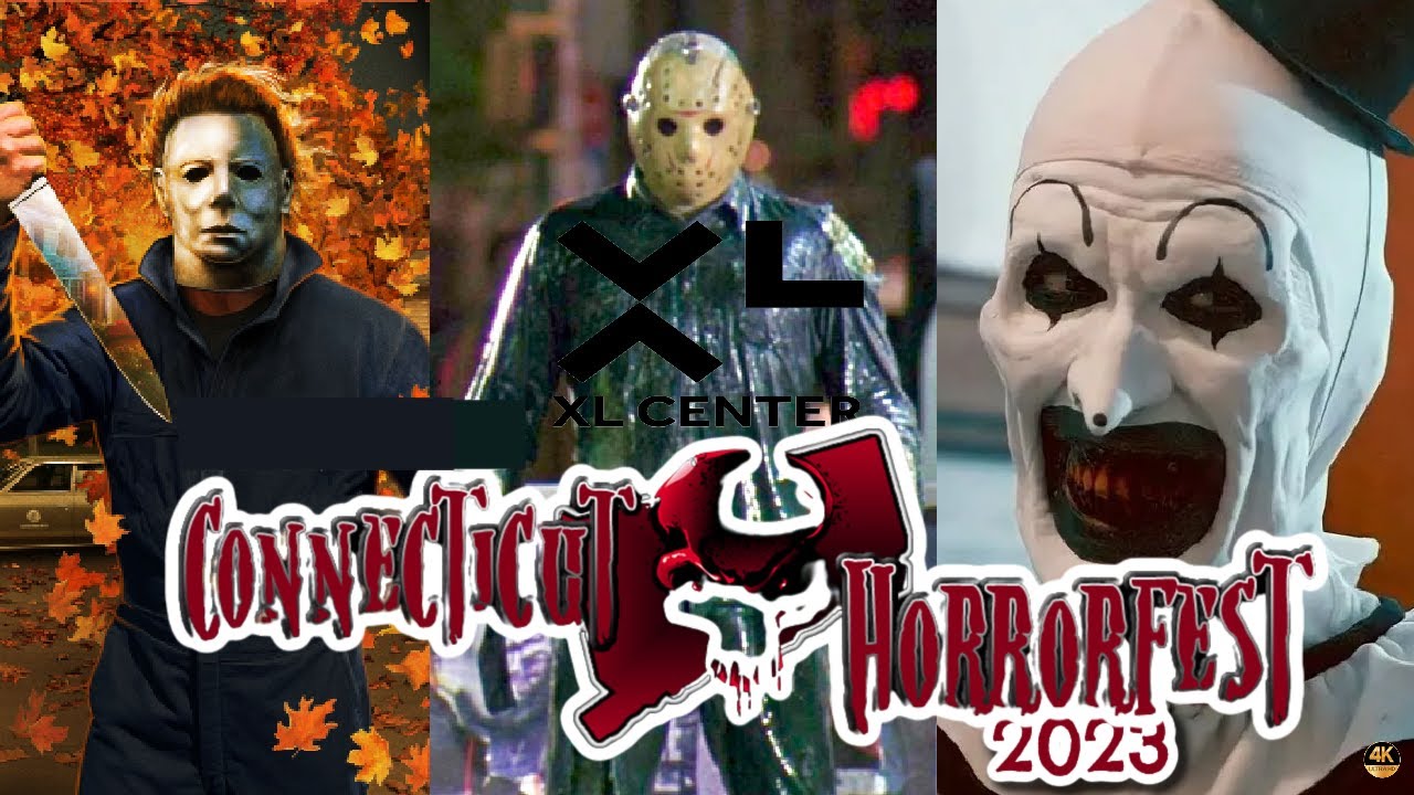 Connecticut Horror Fest • XL Center • CT HorrorFest 2023 • Horror Convention Vlog