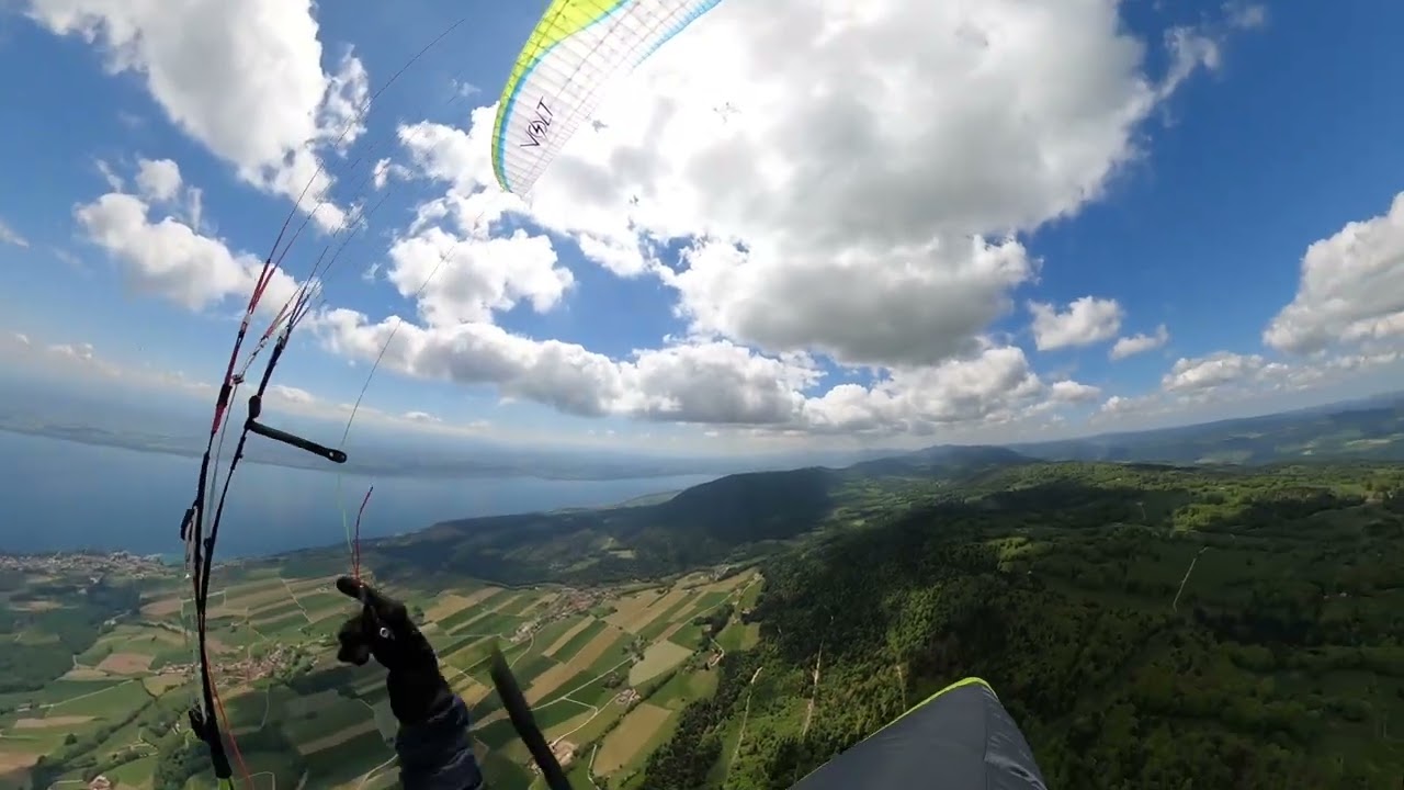 Mauborget ❤️🪂 18.05.2025 🪂❤️ 32km posé à Neuchâtel 😎🪂