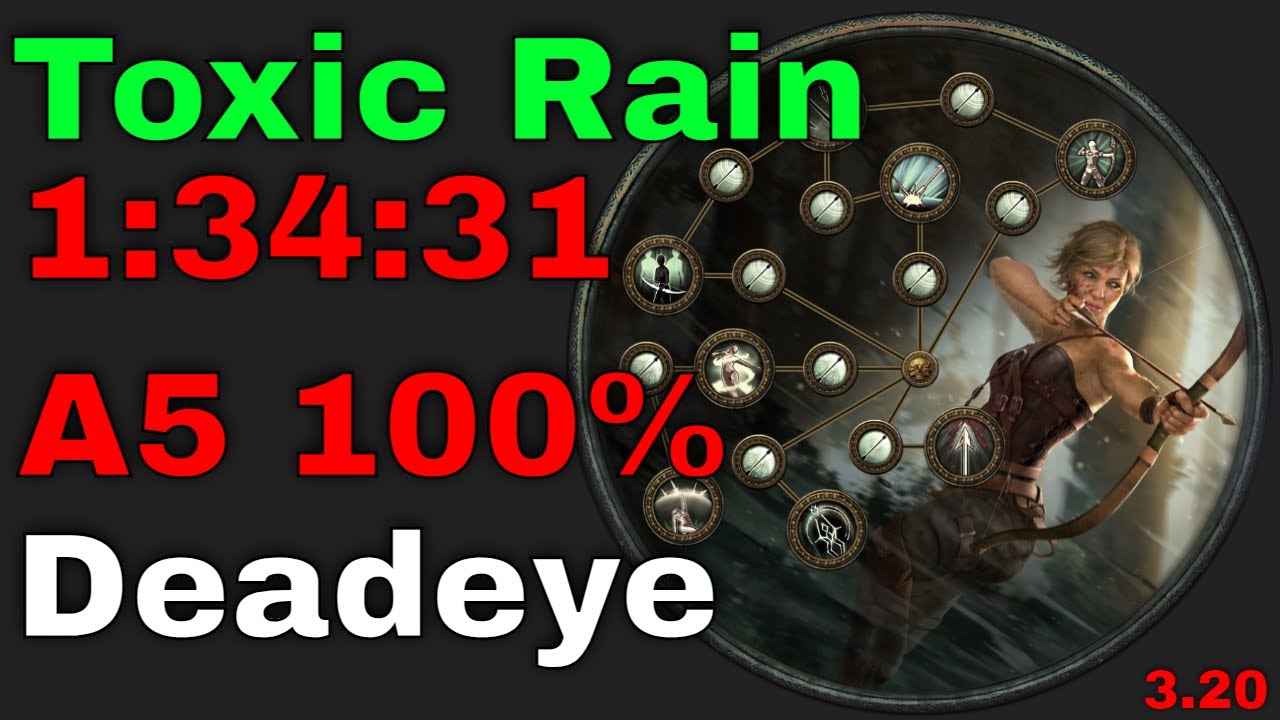 1:34:31 Toxic Rain Deadeye A5 100% [3.20 PoE]
