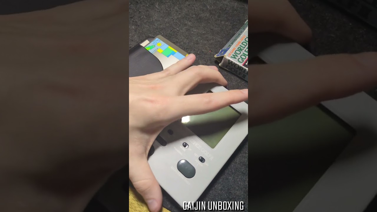 Japanese World Challenge Golf II LCD Game