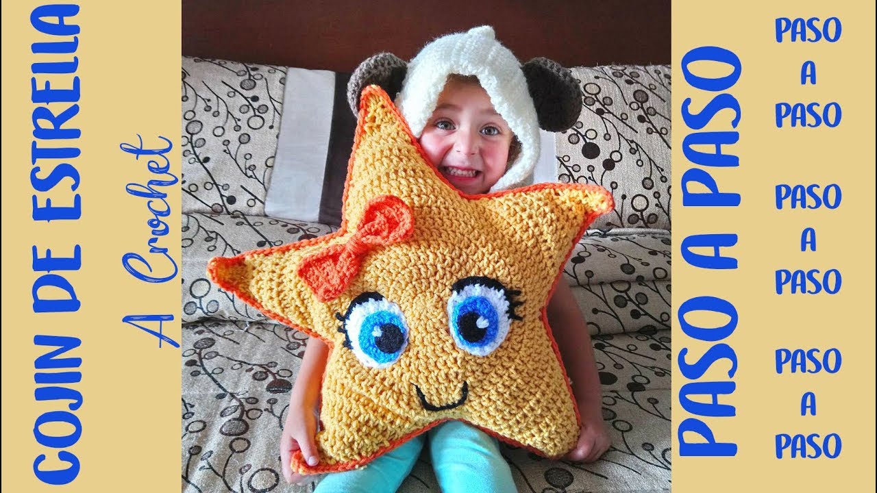 Cojín Estrella a Crochet - Paso a Paso