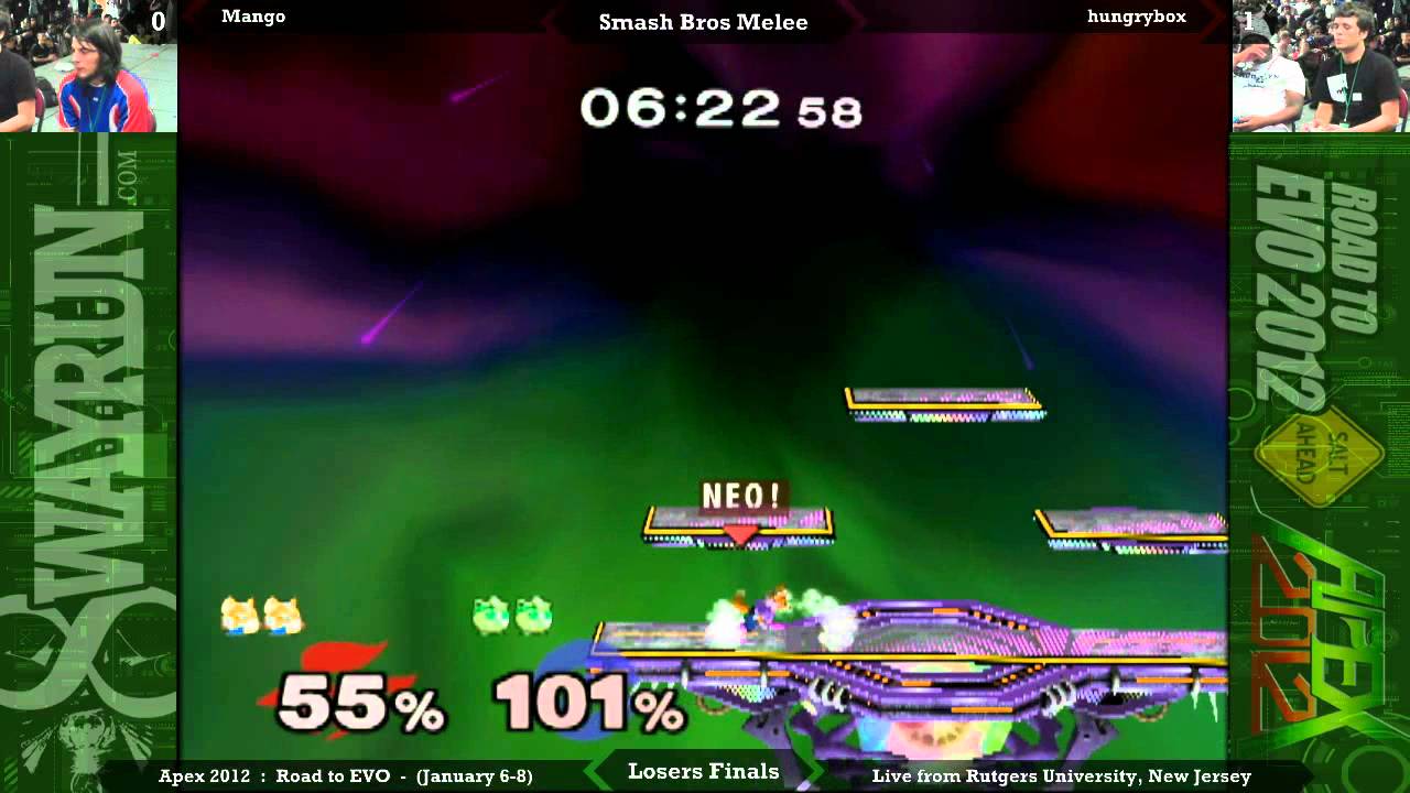 Apex 2012 - Melee Singles: Mango (Fox) vs. hungrybox (Jigglypuff) LF