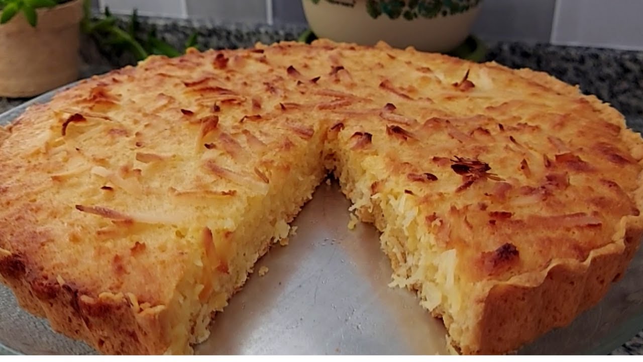 🤩A torta de coco🥥 mais fácil que já fiz🎄