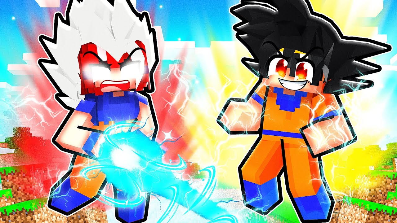 Minecraft but I'm GOKU...