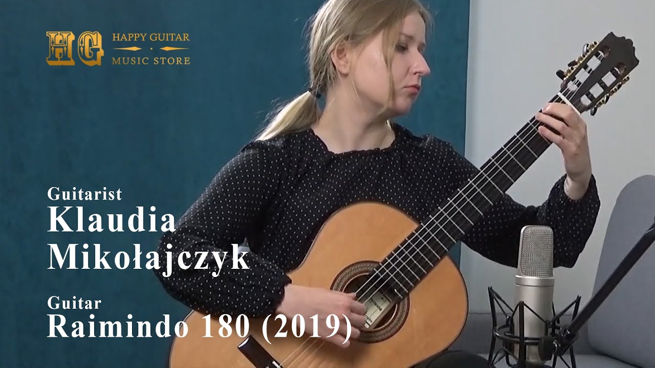 Angelo Gilardino - Etude n°49 "Paesaggio ligure" on Raimundo 180 classical guitar - sound sample.