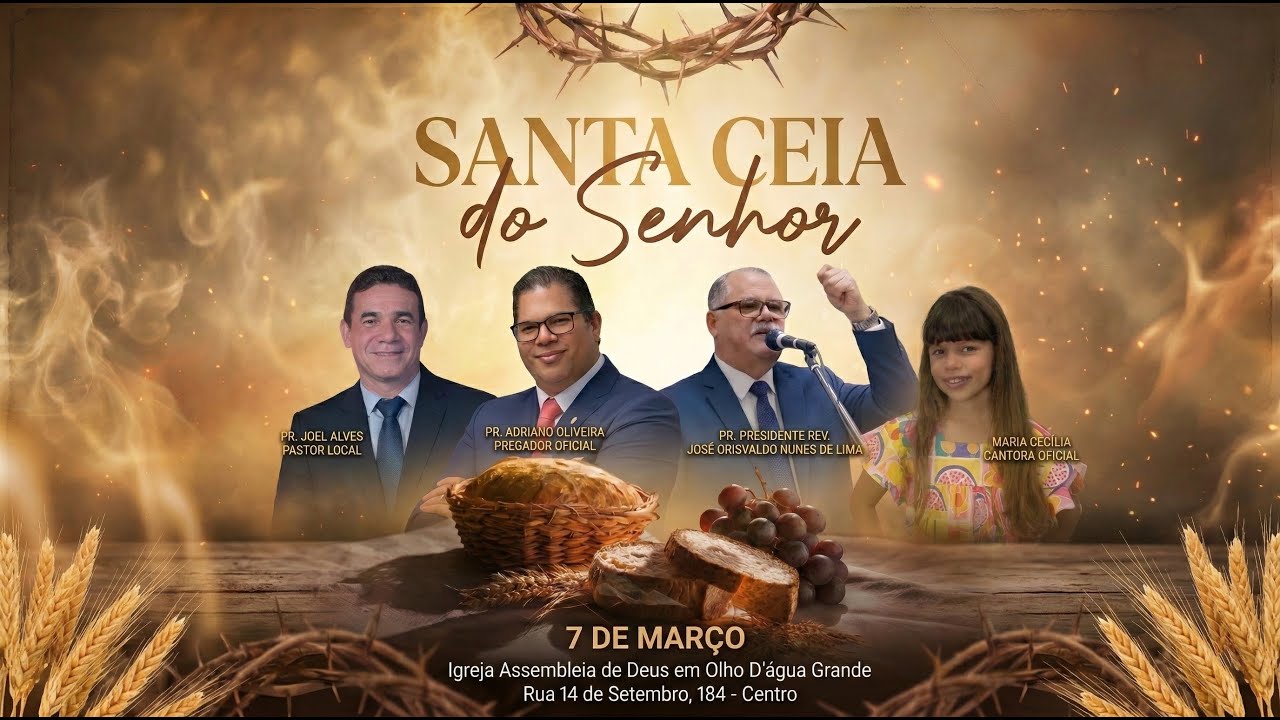 Culto de Santa Ceia - Ao vivo