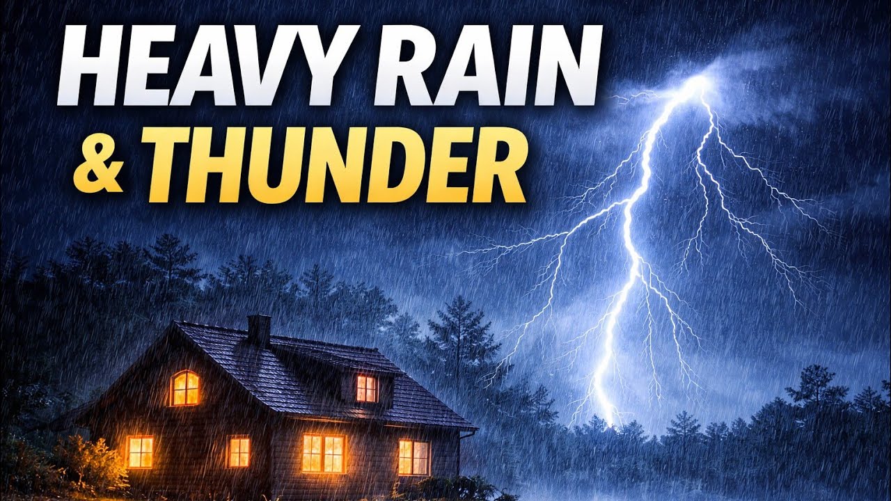 Ultimate Rainstorm for Insomnia – Fall Asleep Fast #rain #insomnia 