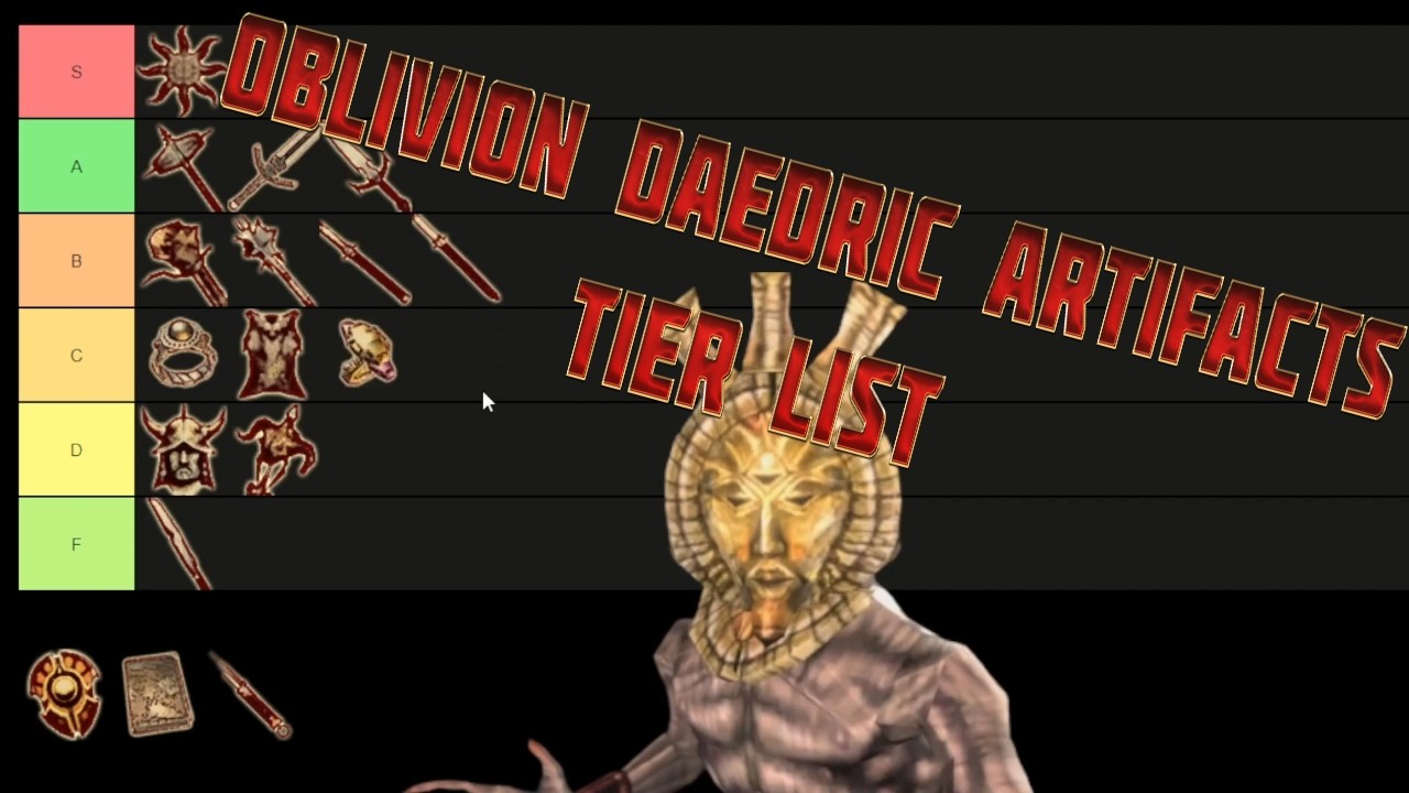 Dagoth Ur Daedric Artifact Oblivion Tier List