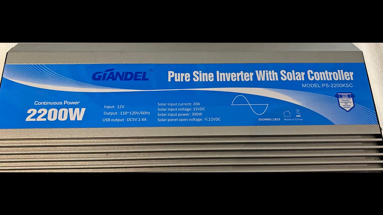 DOING YOUR LAUNDRY WITH a SOK 100ah LIFEPO4 Battery and a GIANDEL 2200 Watt Inverter