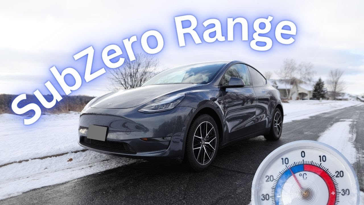 SubZero Drive Shows Tesla Model Y Cold Efficiency