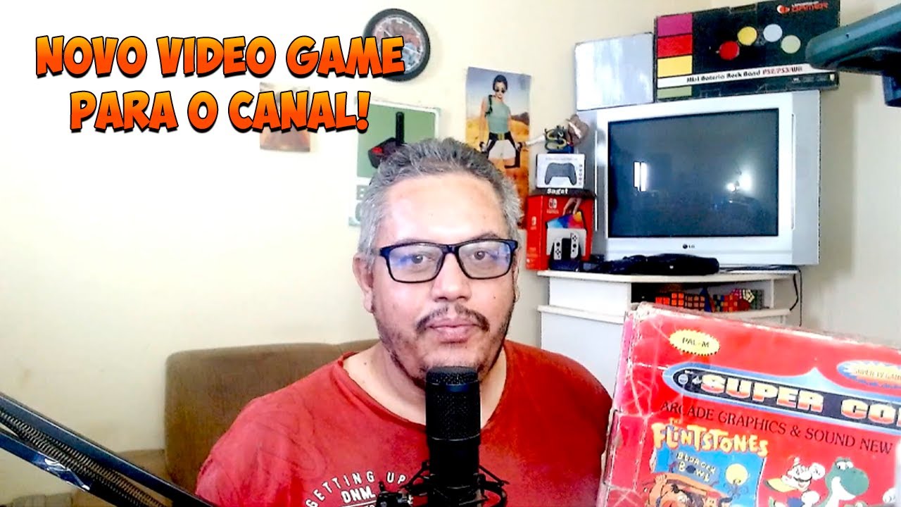 Novo Video Game que ganhei para o Canal