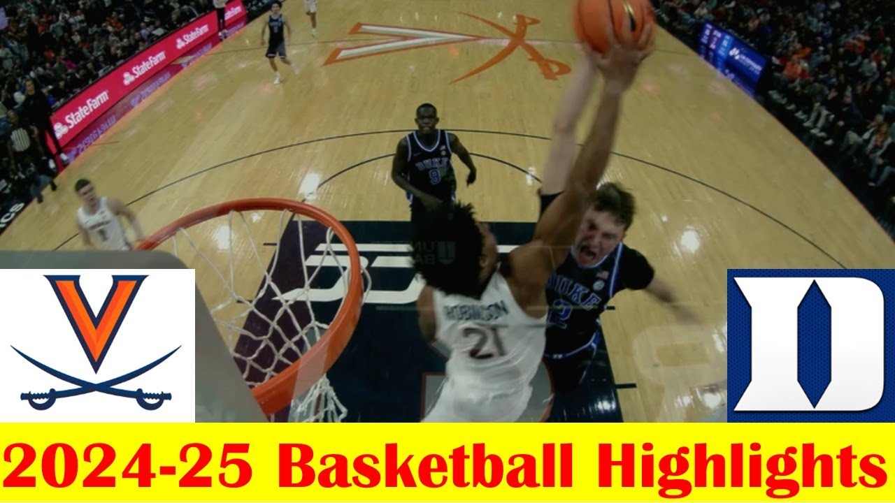 #3 Duke vs Virginia Basketball Game Highlights 2 17 2025