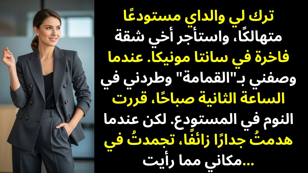 ترك لي والداي مستودعًا متهالكًا… لكن عندما دخلت إلى الداخل