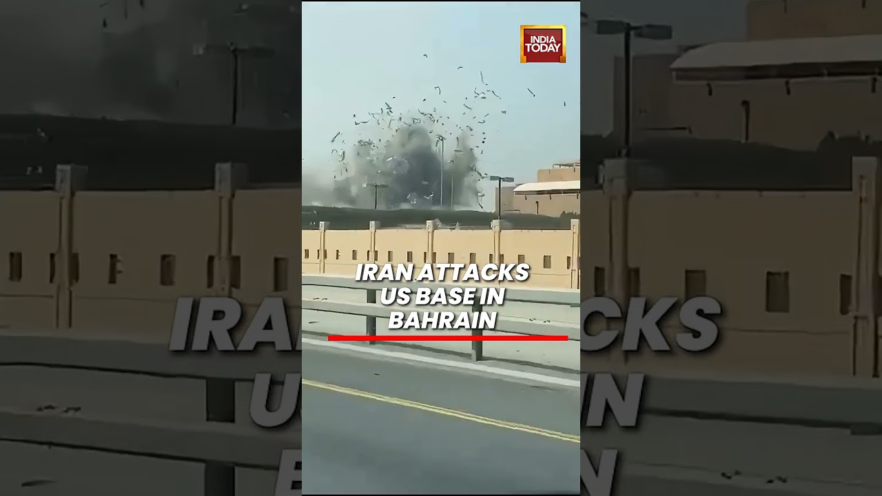 Iran Viral Video: Iran Strikes US Base in Bahrain | #shorts #israeliranwar #iranisraelwar