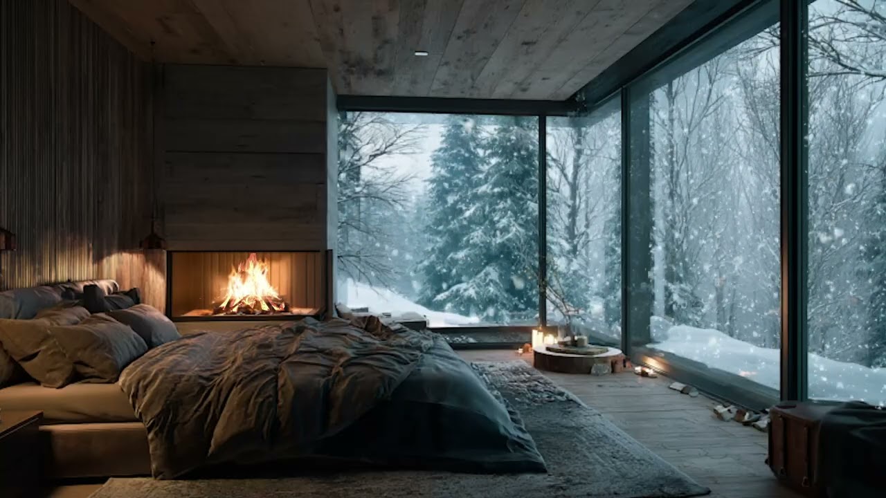 Fireplace Piano – Calm, Cozy Music for Deep Relaxation and Dreamy Sleep