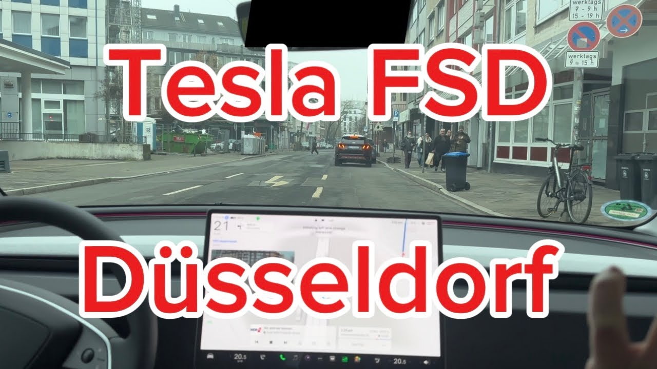 Tesla FSD - Top Flop? Was kann autonomes Fahren in Düsseldorf