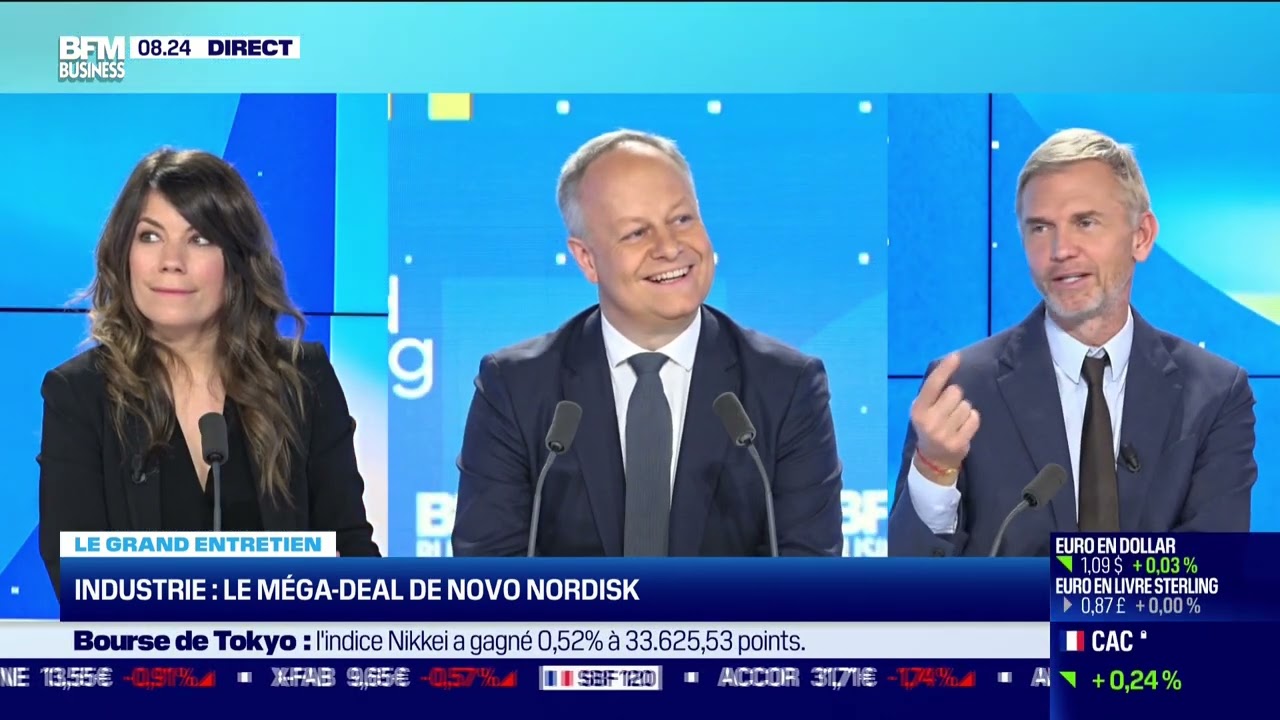 Etienne Tichit (Novo Nordisk) : Novo Nordisk va investir 2,1 milliards dans son usine de Chartres
