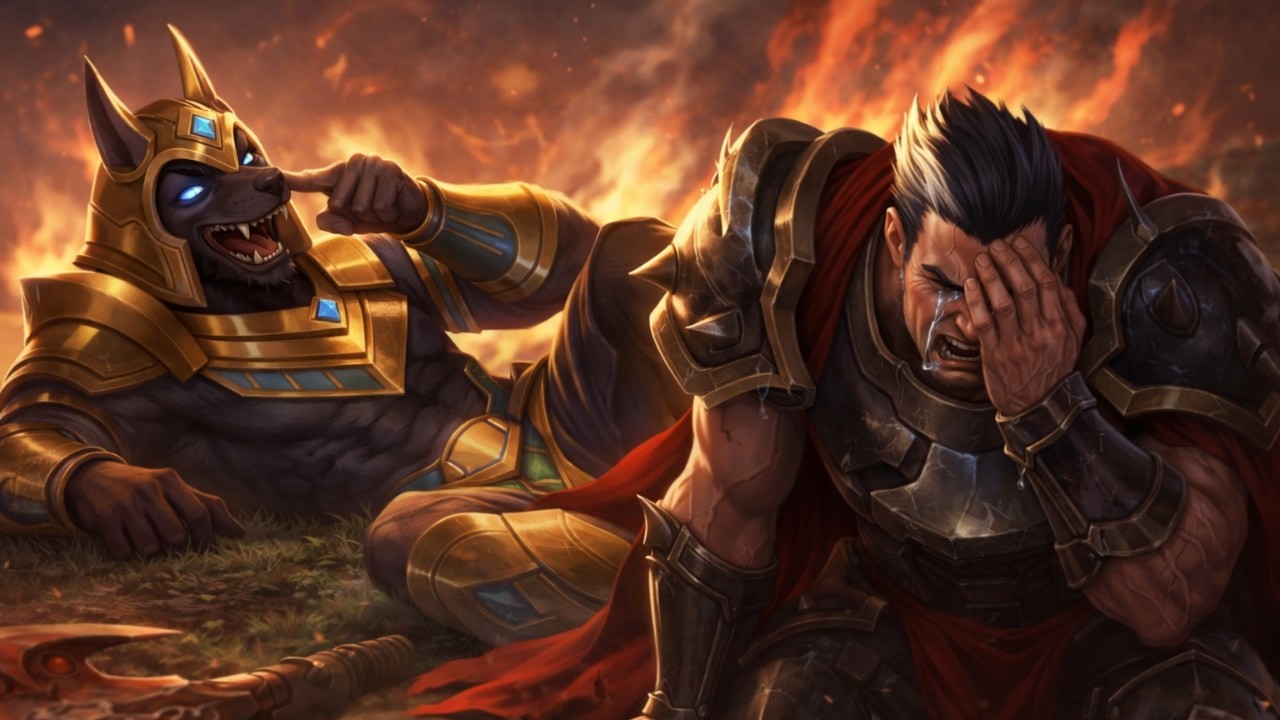 왔니? ㅋㅋㅋ(나서스vs다리우스)