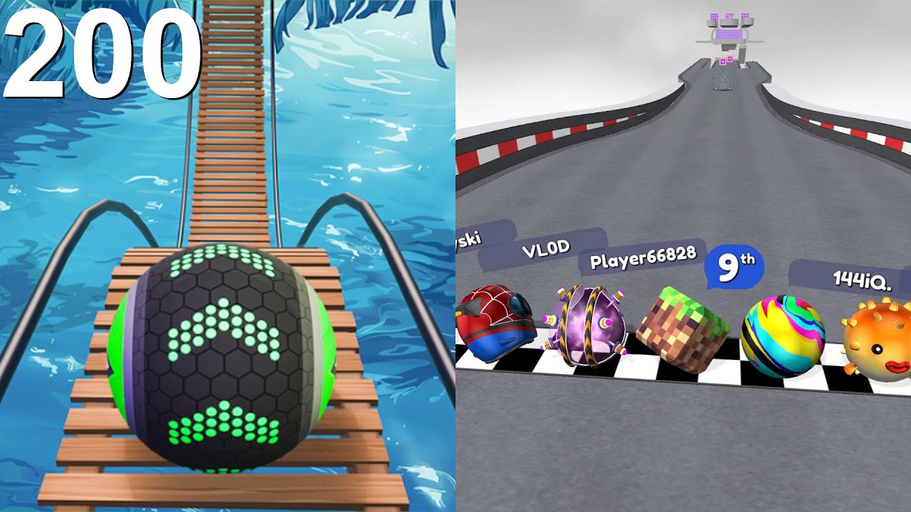Going Balls Speedrun, Funny Fails Vs Challenge, Portal Run, Race Android, iOS Gameplay 200