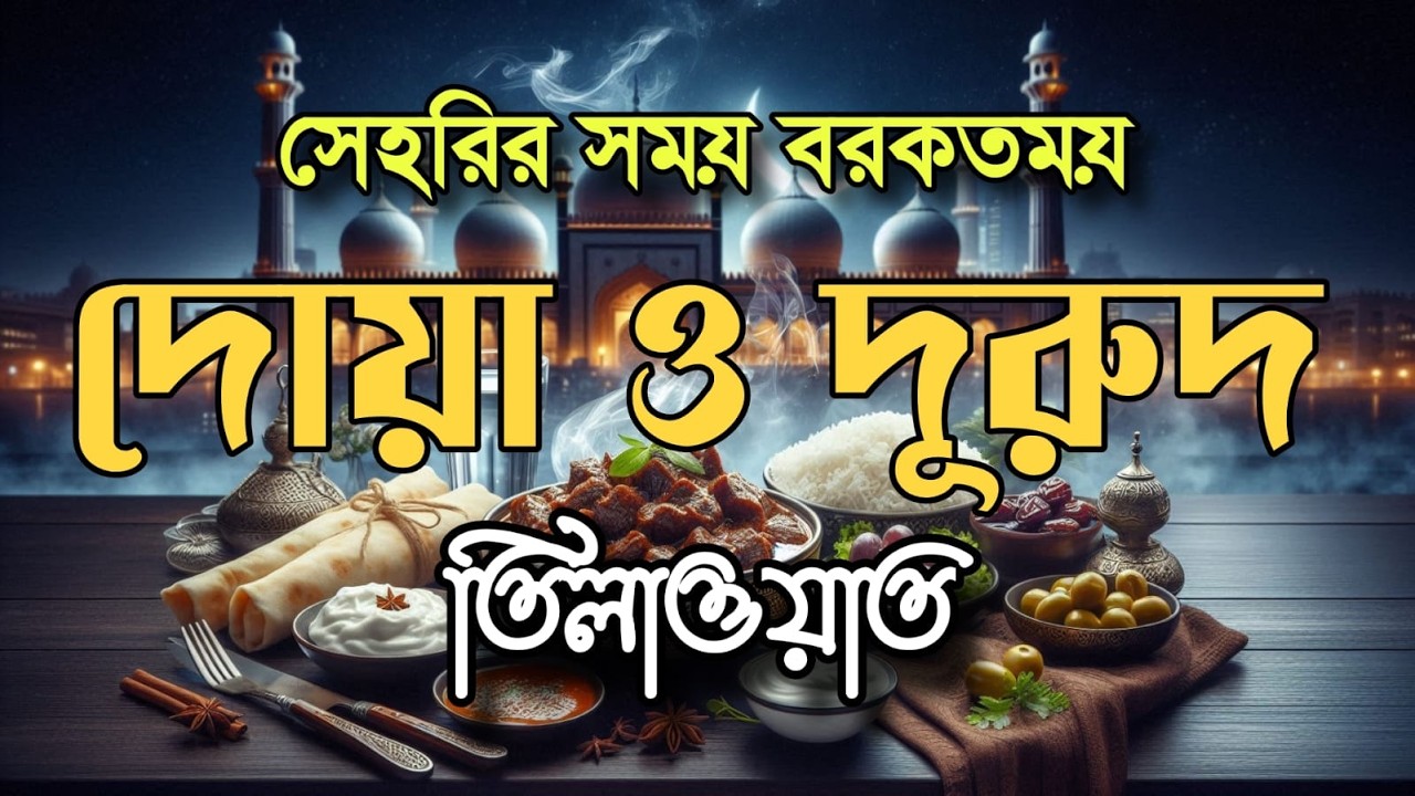 সেহরির আগে পবিত্র দোয়া-দরুদ ও কুরআন তেলাওয়াত | Ramadan Soulful Recitation 2026