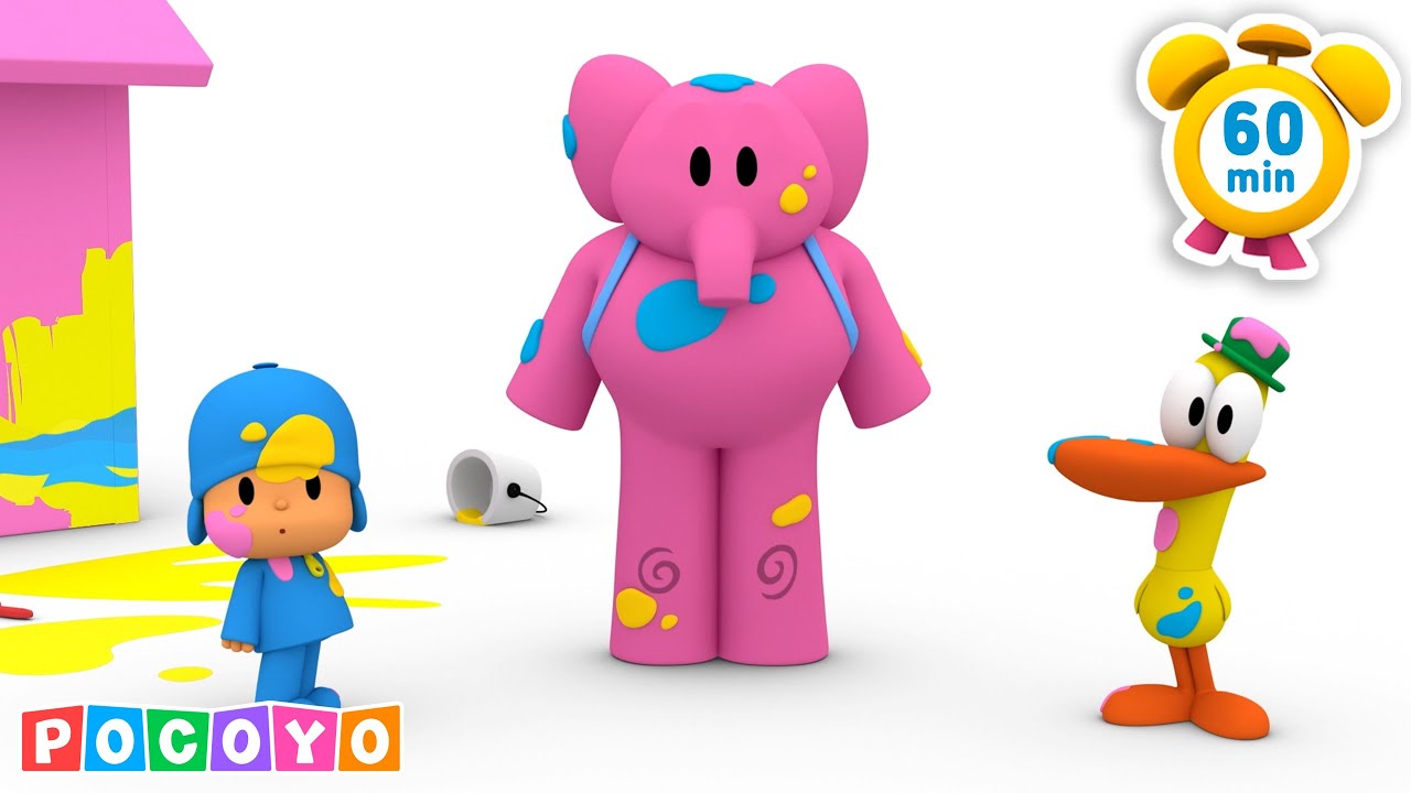 🖍️ ¡Aprende los COLORES! 🏠 | Pocoyo 🇪🇸 Español - Episodios Completos | Dibujos Animados