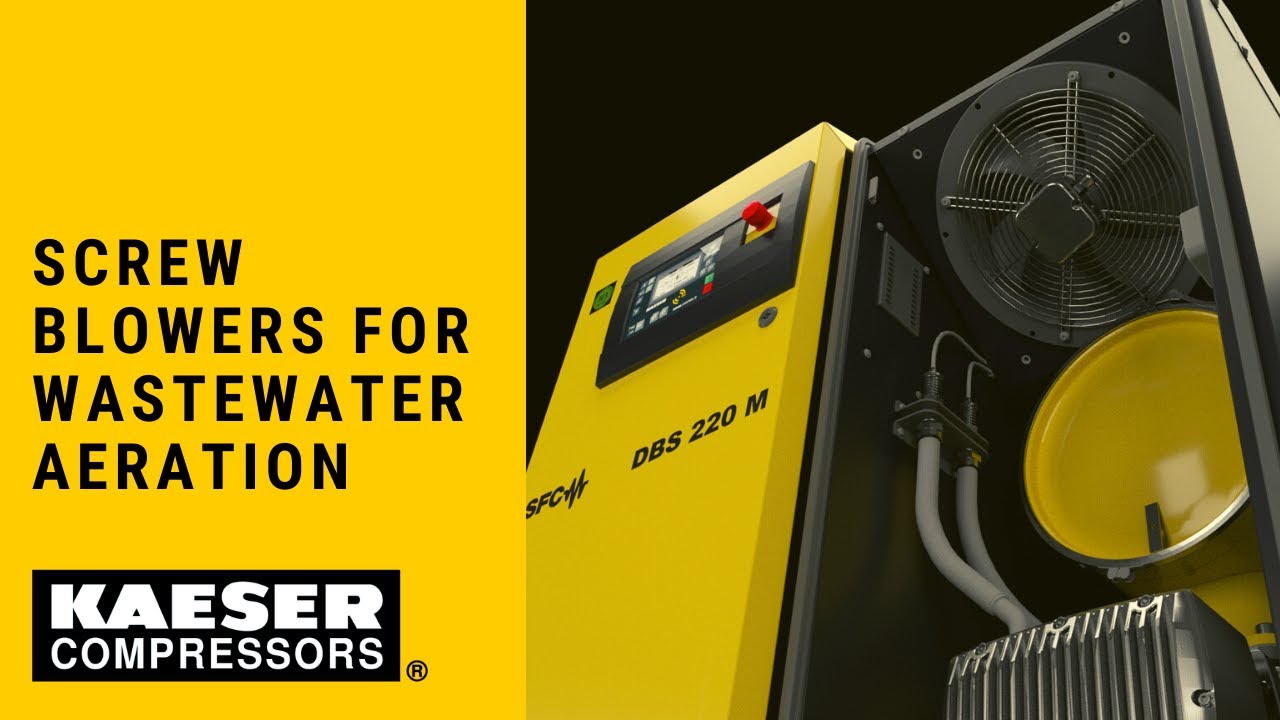 Screw Blowers for Wastewater Aeration | Kaeser Compressors