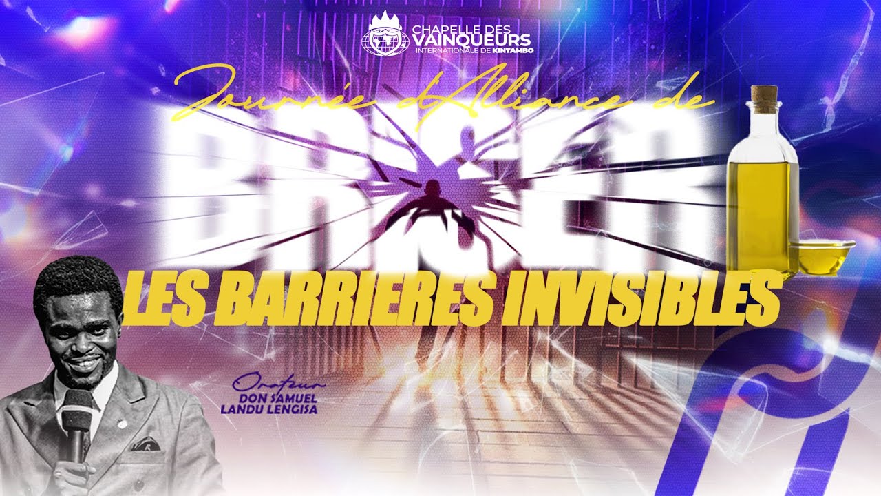 BIENVENUE À NOTRE JOURNÉE D'ALLIANCE DE BRISER LES BARRIÈRE INVISIBLE II 2èm CULTE II  Le 01.03.2026