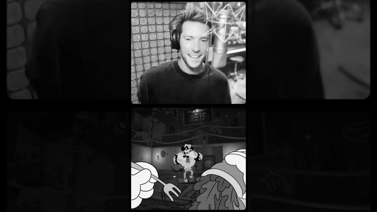 Troy Baker Behind The Scenes in MOUSE: P.I. For Hire