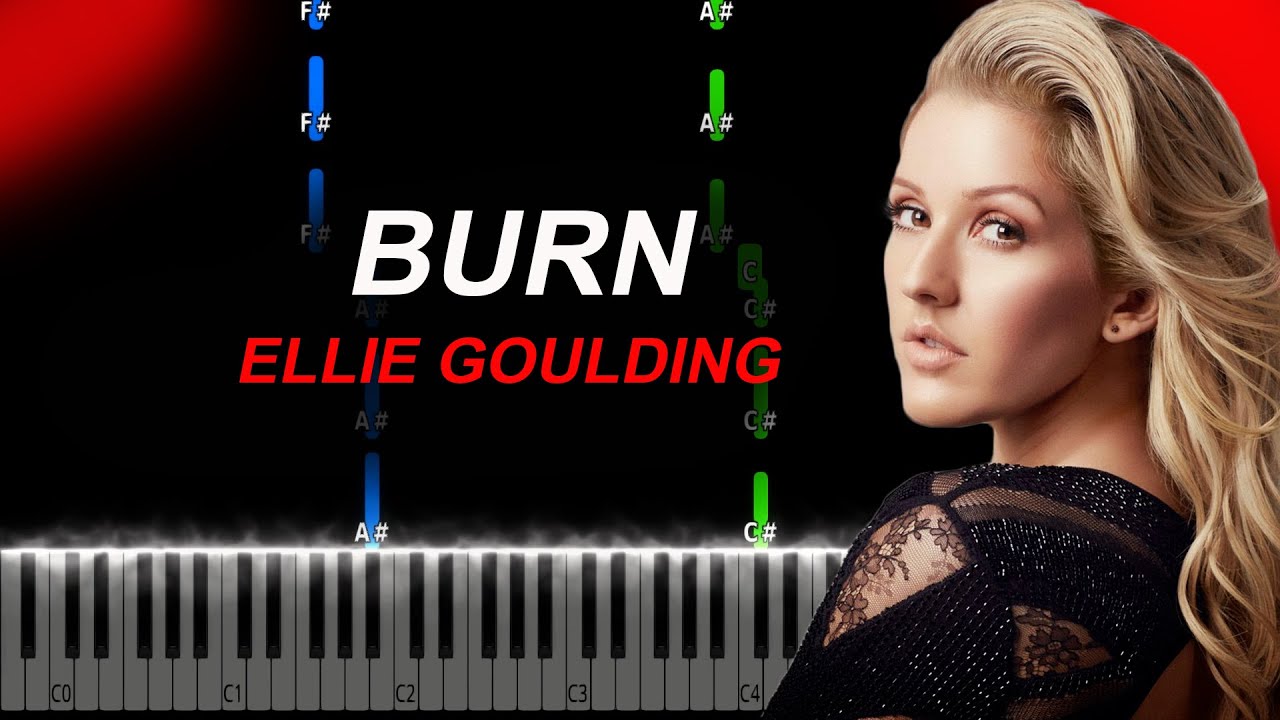 Ellie Goulding - Burn Piano Tutorial