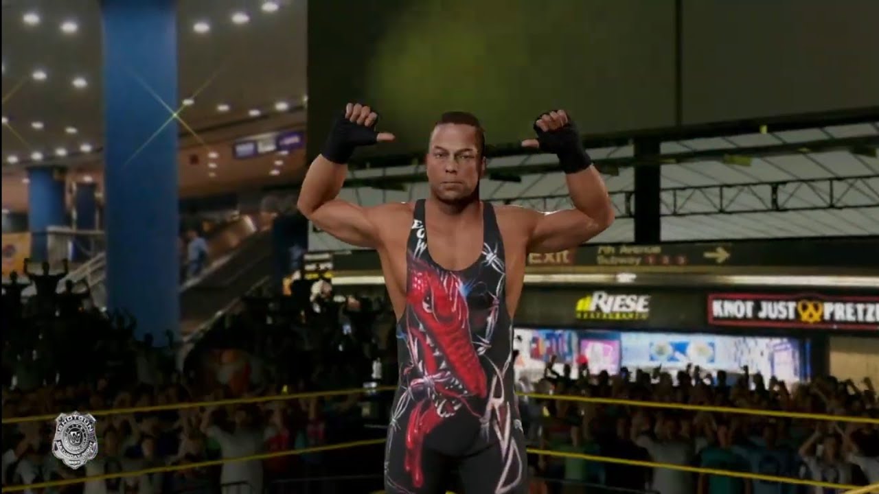 Rob Van Dam vs Flash Funk. Shotgun Saturday Night. WWE 2K23
