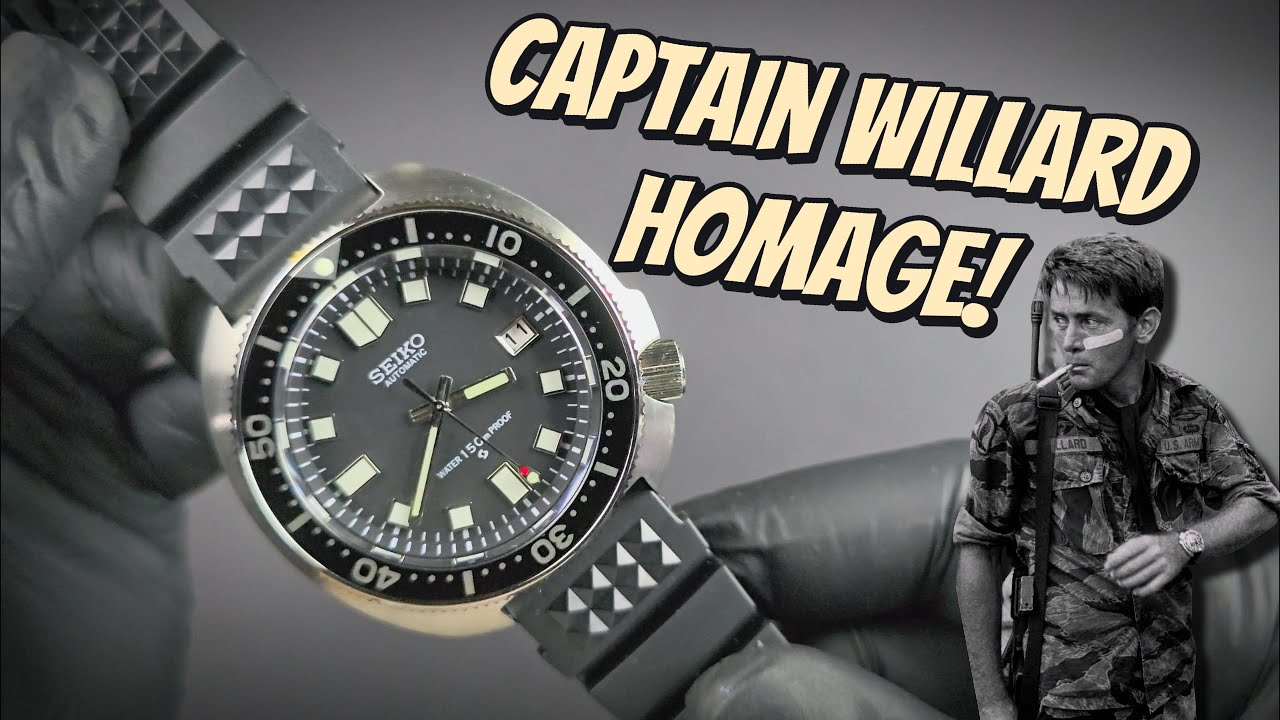 Watch Me Build the Iconic Seiko 6105 Captain Willard Homage!