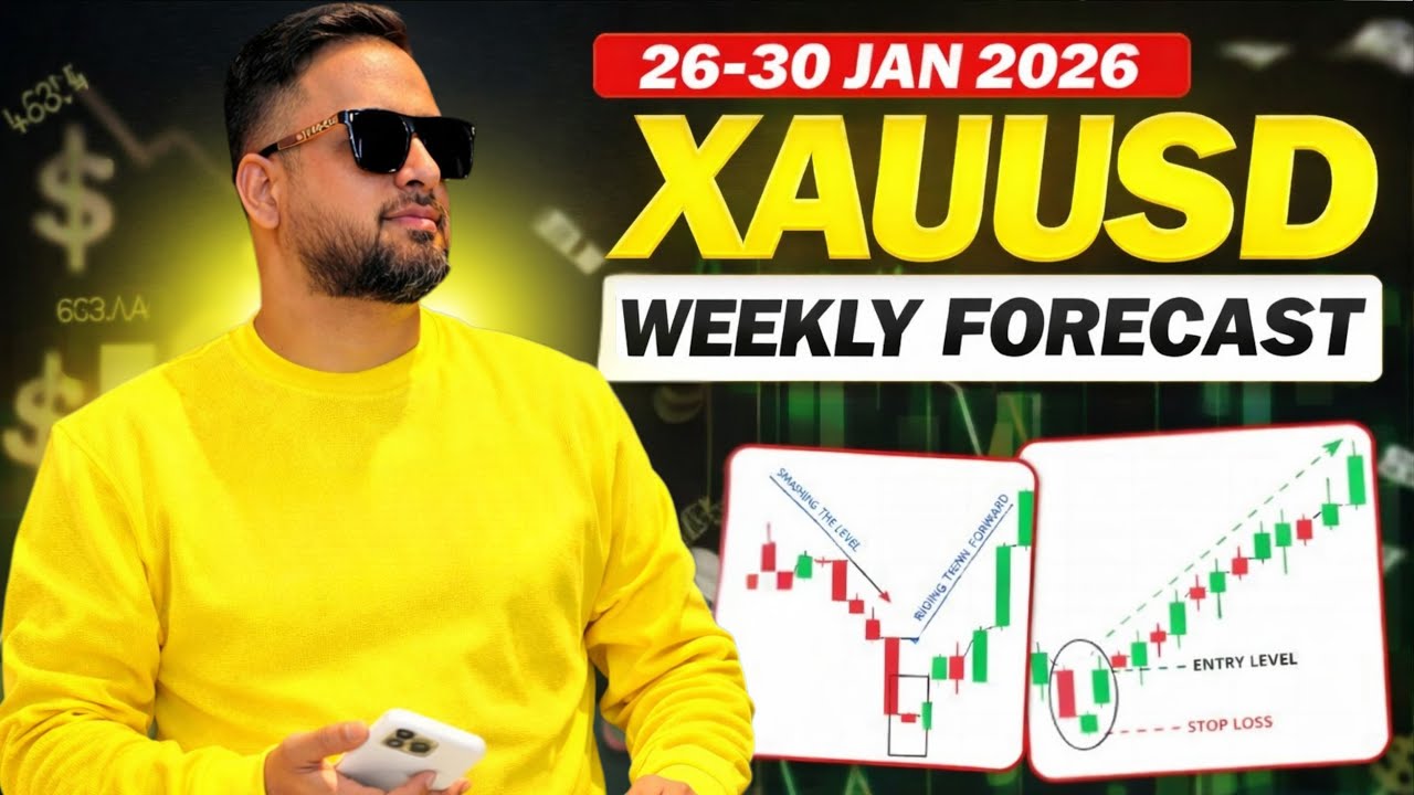GOLD Weekly Forecast (26&ndash;30 Jan 2026) | XAUUSD Outlook & Key Levels | EFMS TRADE | Gaza Peace Plan