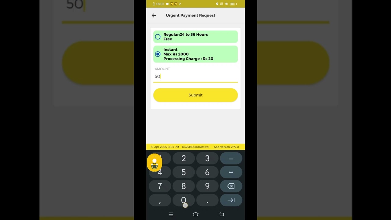#onewaycab Pay Out - in your Bank Account