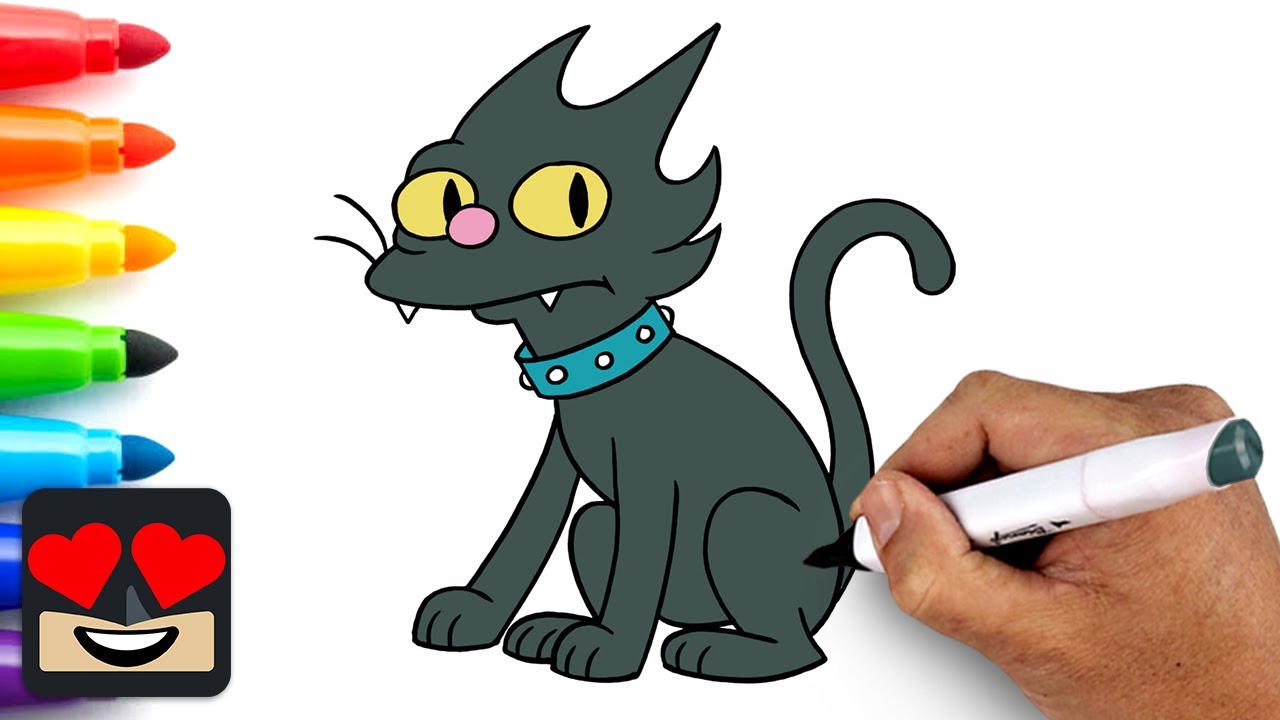 How To Draw Snowball | The Simpsons