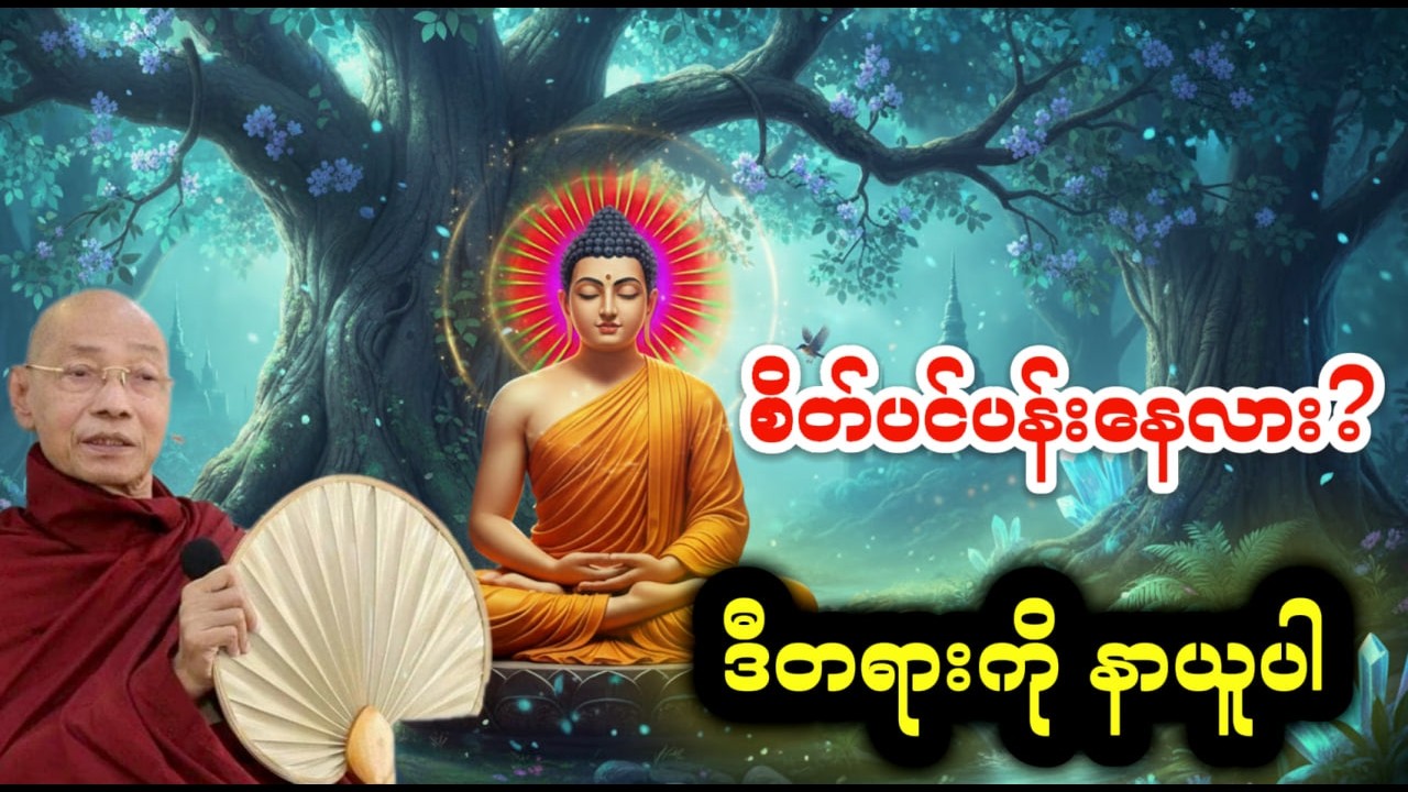 #ပါချုပ်ဆရာတော်ဘုရားကြီး#ဘုရားတွေအောင်ကြိုးစားပါ#စိတ်ချမ်းသာချင်ရင် ဒီတရားတော်ကို နာယူပါ