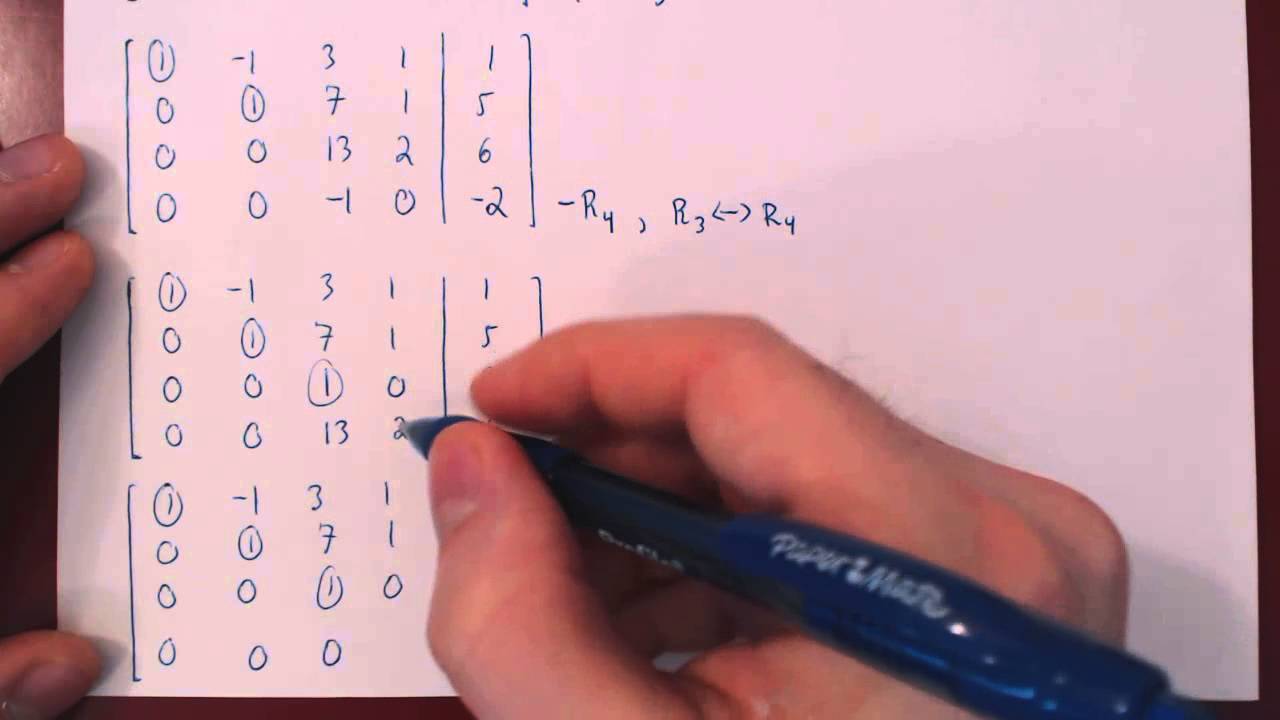Gaussian Elimination - 4