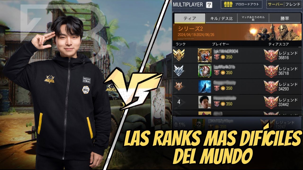 WOLVES.ZAI vs TOP GLOBALES CHINA - LAS RANKS MAS DIFÍCILES DEL MUNDO | COD MOBILE