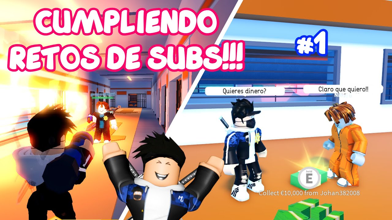 🤯CUMPLIENDO RETOS de SUBS en JAILBREAK #1 | Especial 1k subs💥