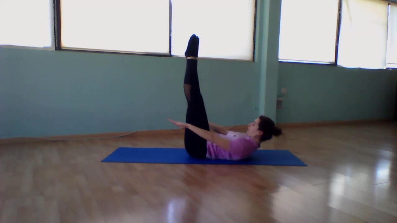 #menoumespiti  Pilates Mat  (intermediate/advanced) with Zoe Papadopoulou